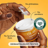 Olay Hidratante facial con vitamina C, crema iluminadora para mujer...