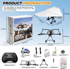 1 kit de avión de papel RC DIY para aficionados, pilotos y