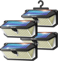 TECKNET 546 luces LED con sensor de movimiento para exteriores con gancho