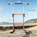 Power Tower Barra de Dominadas Estación de Fondos Marco de Acero Estable para Gimnasio en Casa