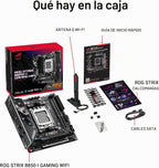 Placa base ASUS ROG Strix B850-I Gaming WiFi AMD AM5 Mini-ITX, DDR5, WiFi 7