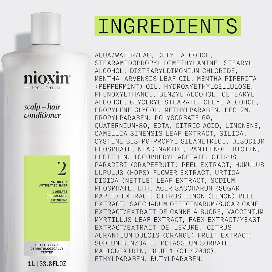 Nioxin System 2 - Acondicionador de terapia para el cuero cabelludo...