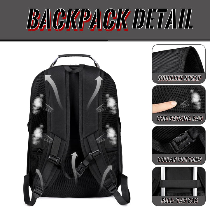 JARWAM Mochila extra grande para laptop con garantía de por vida, b...