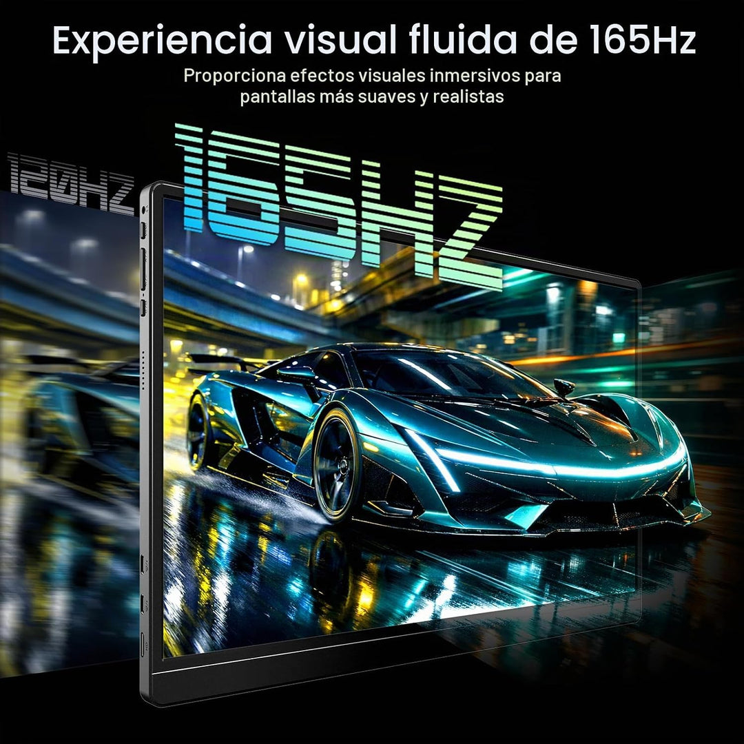 VILVA Monitor para juegos QHD 165Hz USB-C HDMI de 17.3" | 17.3&...