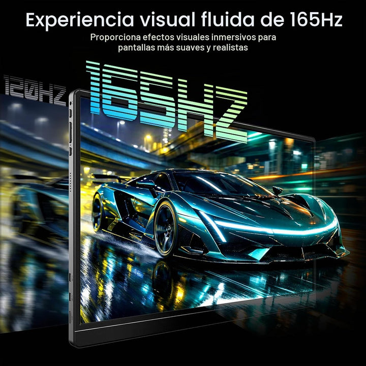 VILVA Monitor para juegos QHD 165Hz USB-C HDMI de 17.3" | 17.3&...