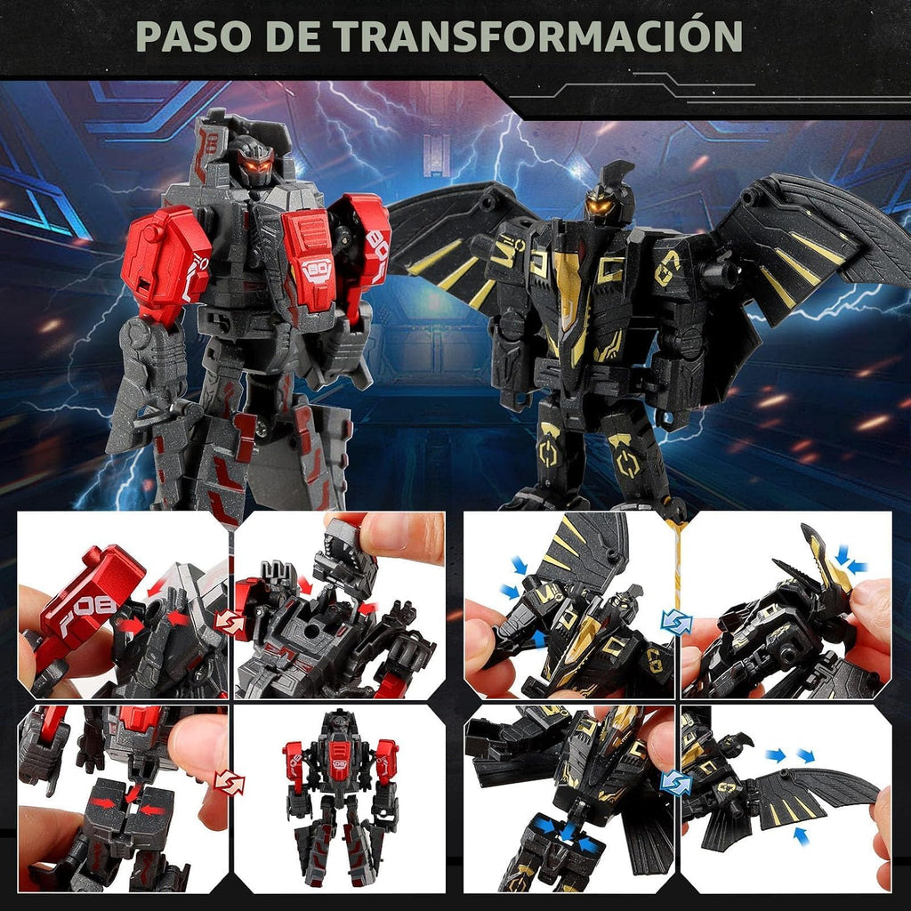 Transforming Robot Dinosaur 4-en-1 STEM Toys, Gifts para Kids Boys