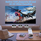 Mini proyector con WiFi y Bluetooth proyector de película