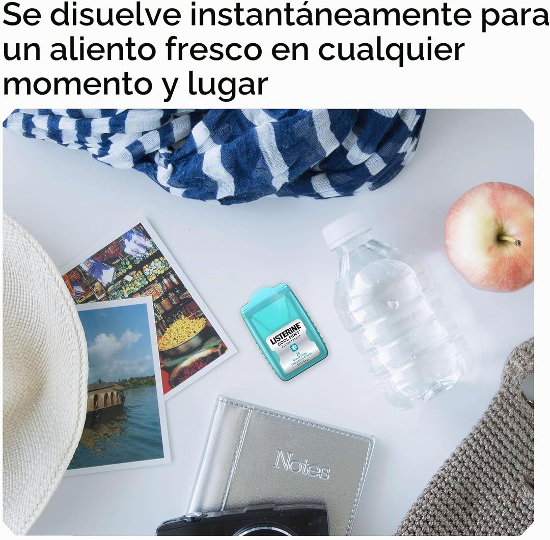 Listerine PocketPaks - Tiras de aliento, menta fresca, paquete de 2...