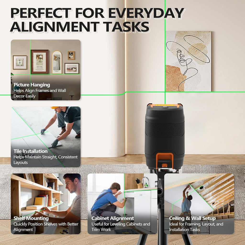 Láser de línea cruzada de bolsillo Green L90 nivel laser nivelador herramientas