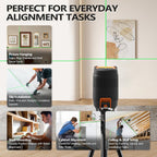 Láser de línea cruzada de bolsillo Green L90 nivel laser nivelador herramientas