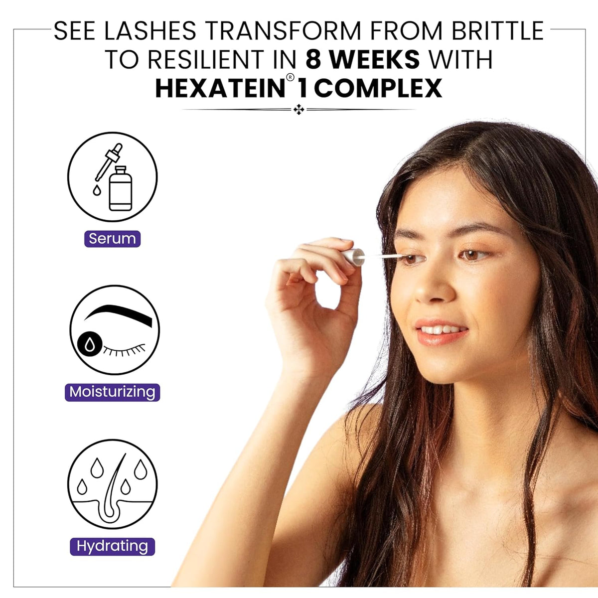 RapidLash Suero potenciador de pestañas con complejo HEXATEIN 1 \u2...