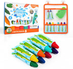 YPLUS Crayones de baño jumbo para niños pequeños y niños de 3 a 6 años