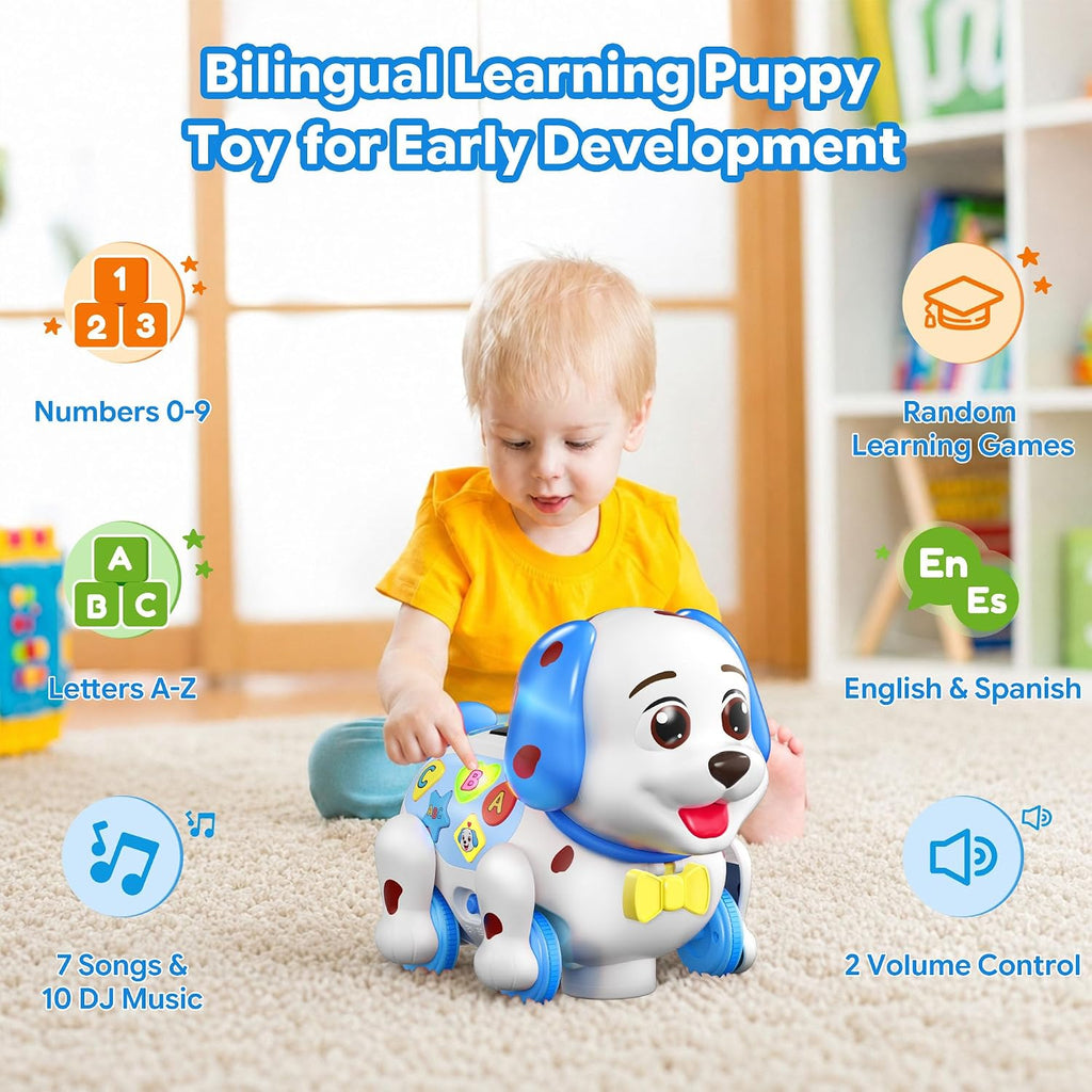 Juguete interactivo para cachorros de 1 a 2 años, regalo de primer