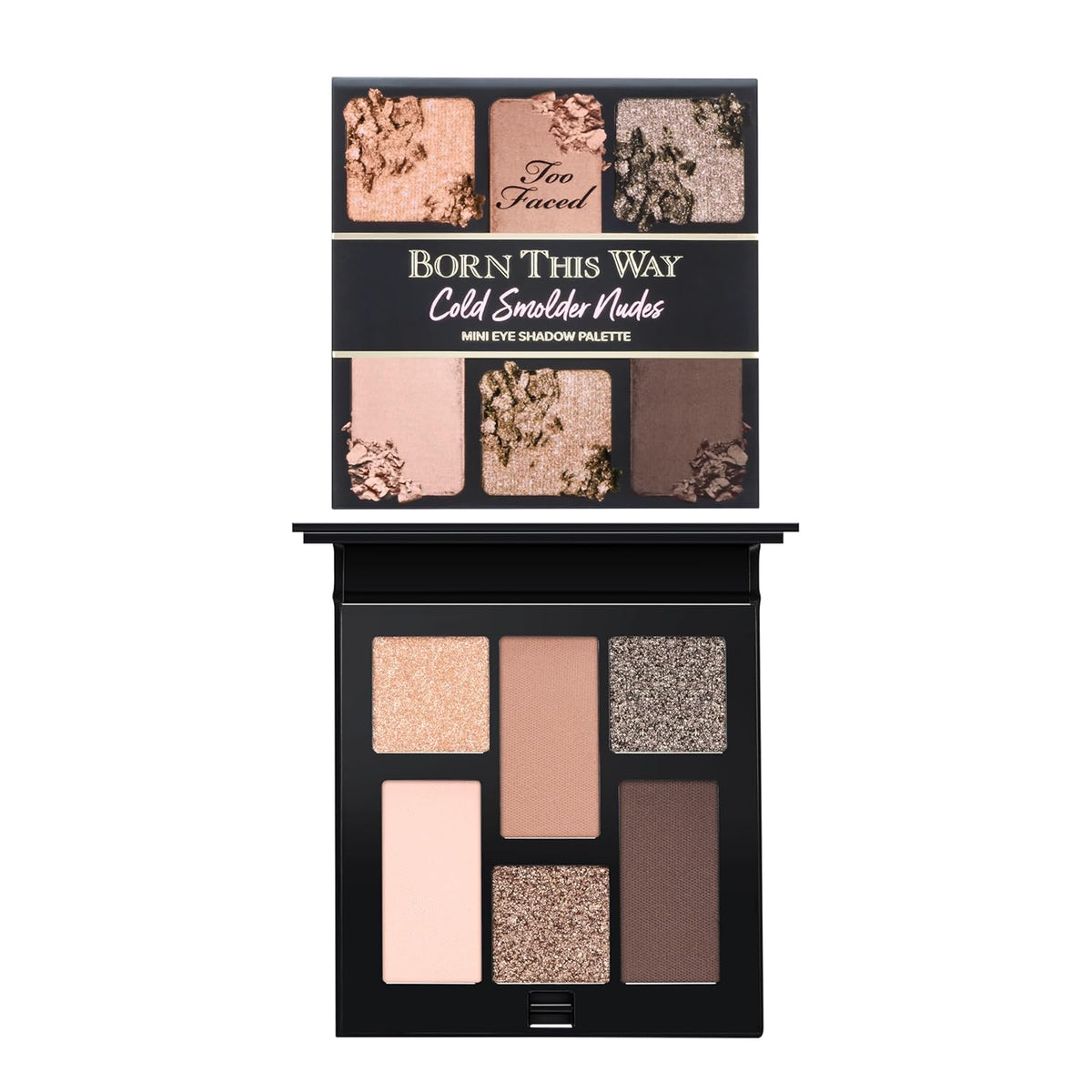 Too Faced Born This Way Natural Nudes Mini Paleta de Sombras, 0.2 Ounce, 01 Desnudos fríos Smolder