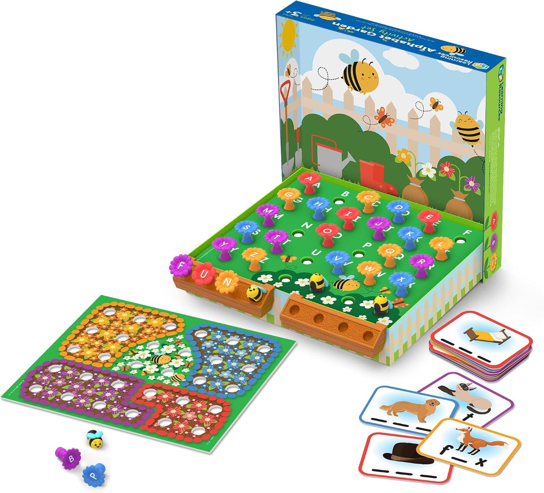 Learning Resources Juego de actividades de jardín del alfabeto, 45...