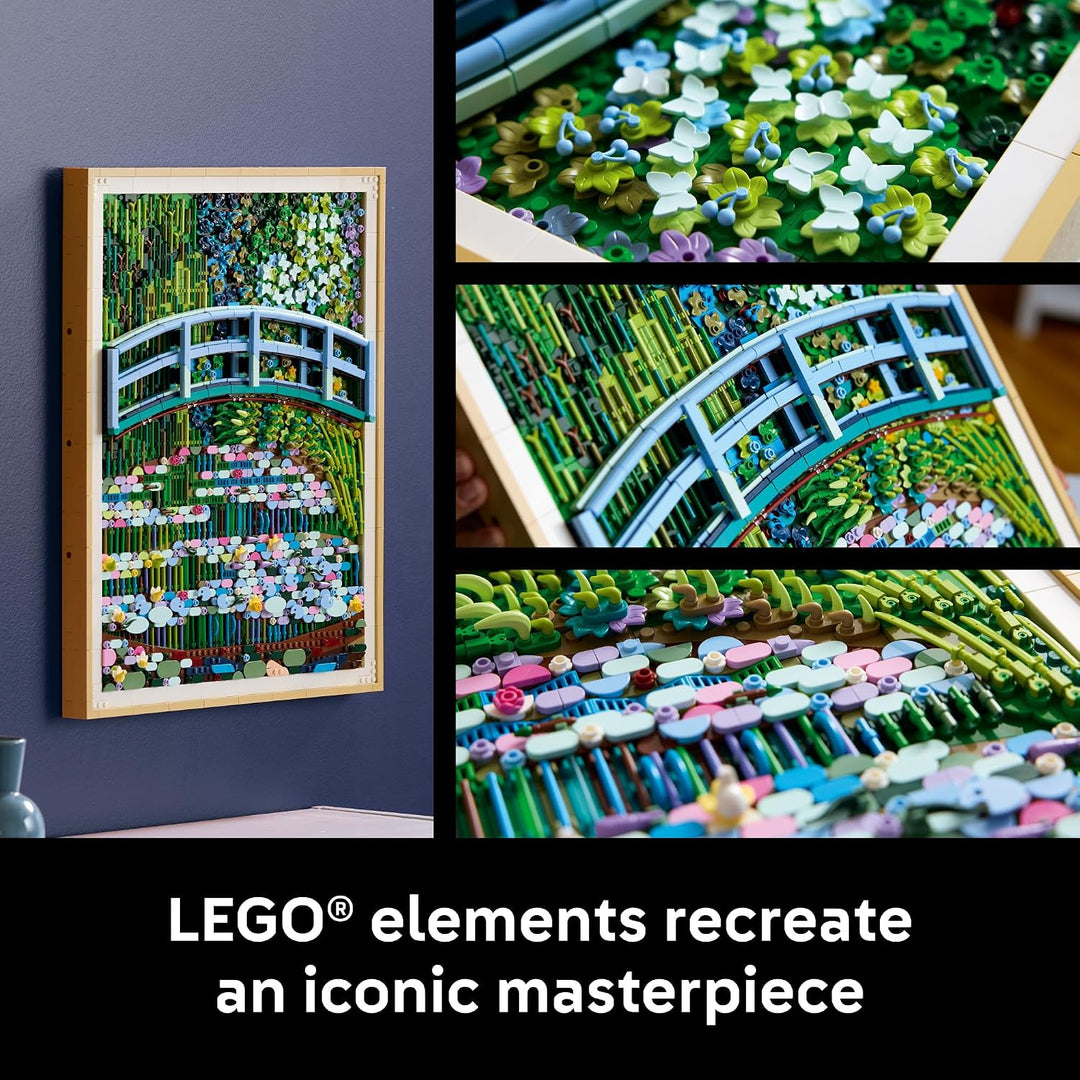 LEGO Art Claude Monet - Puente sobre un estanque de nenúfares - Jue...