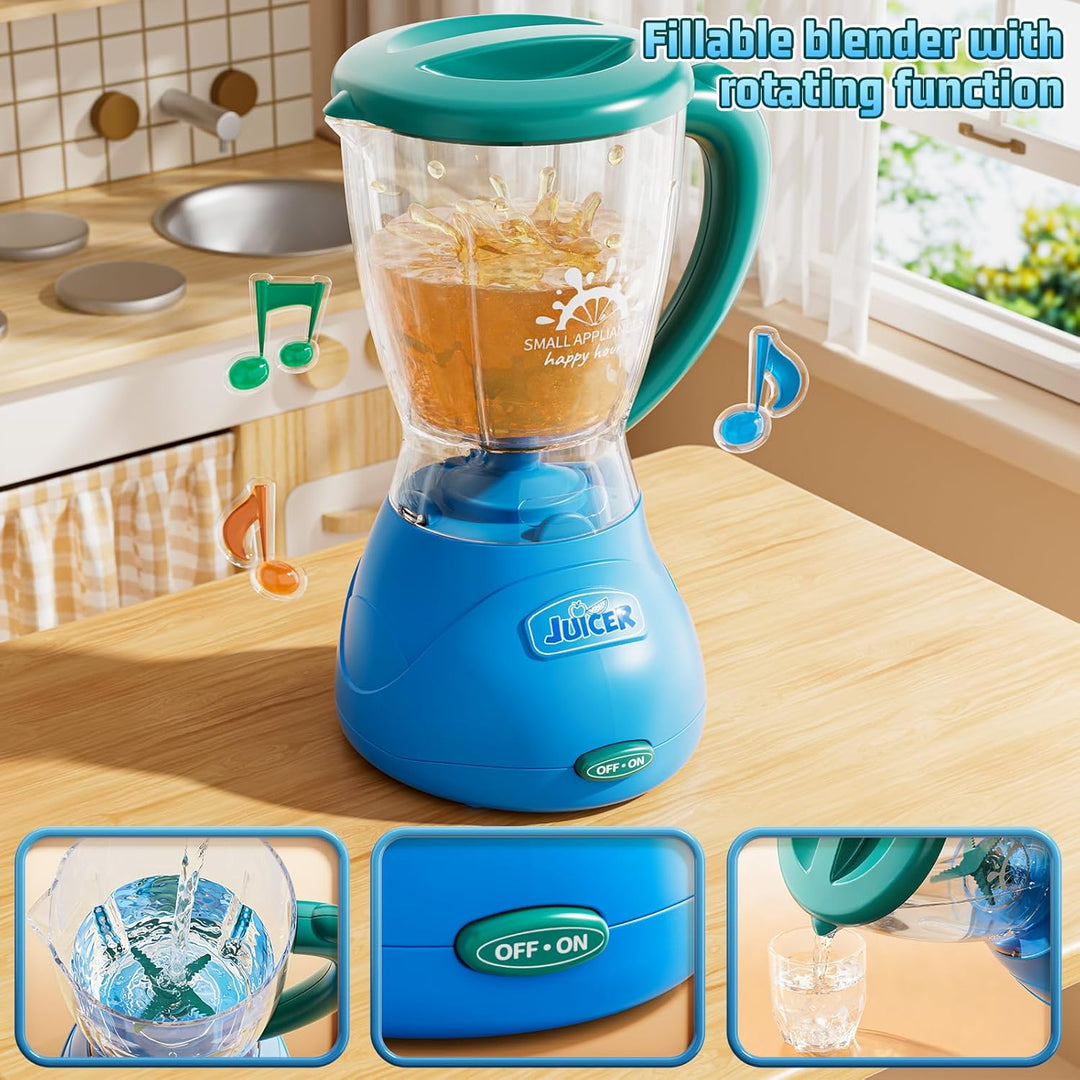 PEADUCK Juego de electrodomésticos de cocina 3 en 1 para niños, jug...