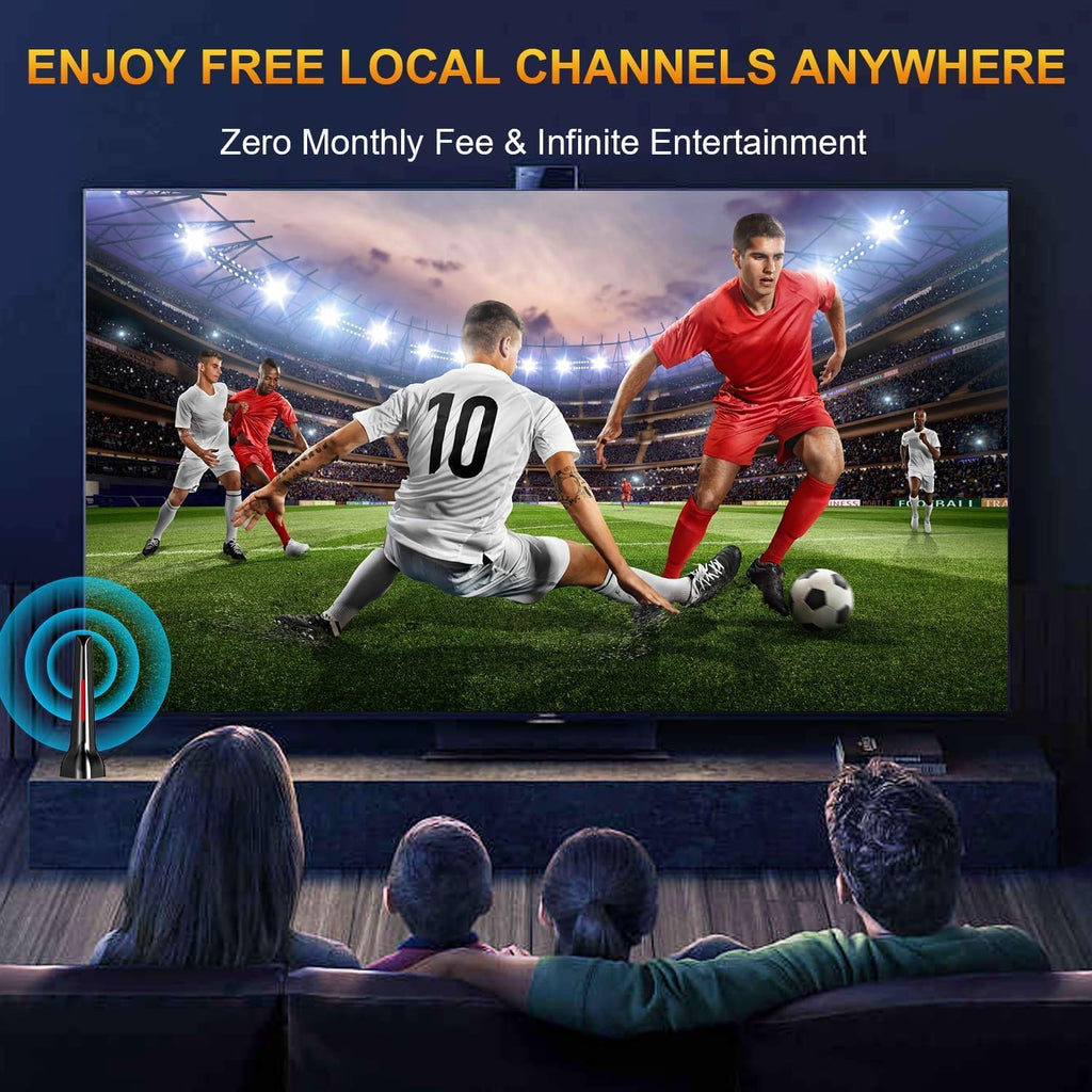 Antena de TV interior para canales locales, antena digital para Smart TV