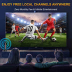 Antena de TV interior para canales locales, antena digital para Smart TV