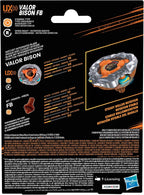 Hasbro Beyblade X Valor Bison FB UX Infinity Starter Pack Set, Takara Tomy Spinning Top (tipo resistencia) y arrancador, juego Battle Spinner, juguete, a partir de 8 años