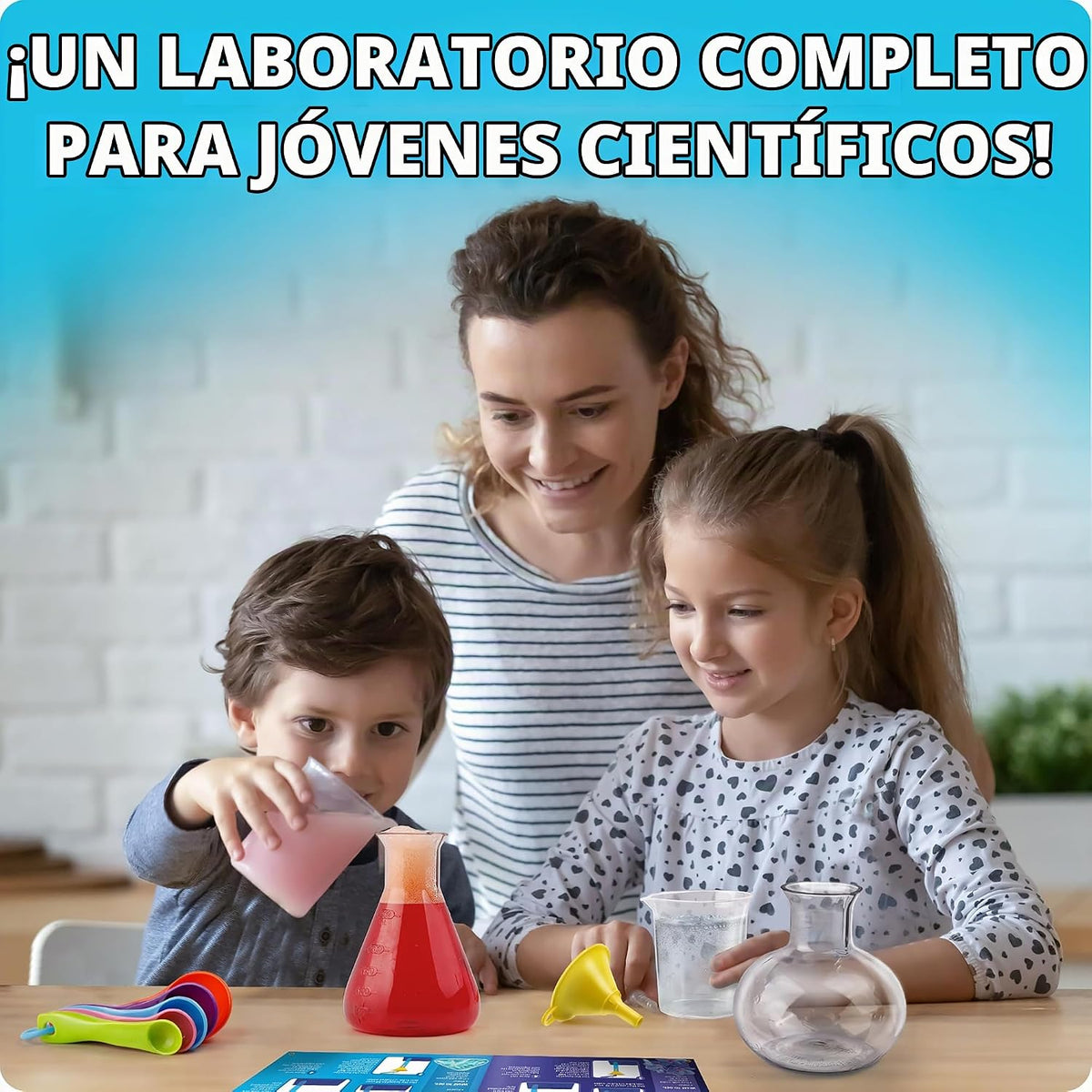 National Geographic Junior - Set de química completo para niños