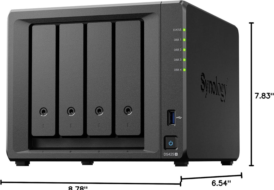 Synology DiskStation DS425+ de 4 bahías (sin disco)