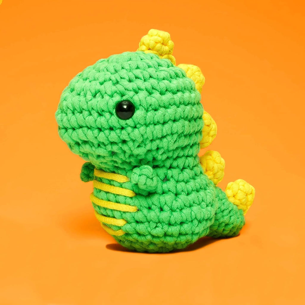 Kit de Crochet Woobles para Principiantes (Fred Dinosaur)