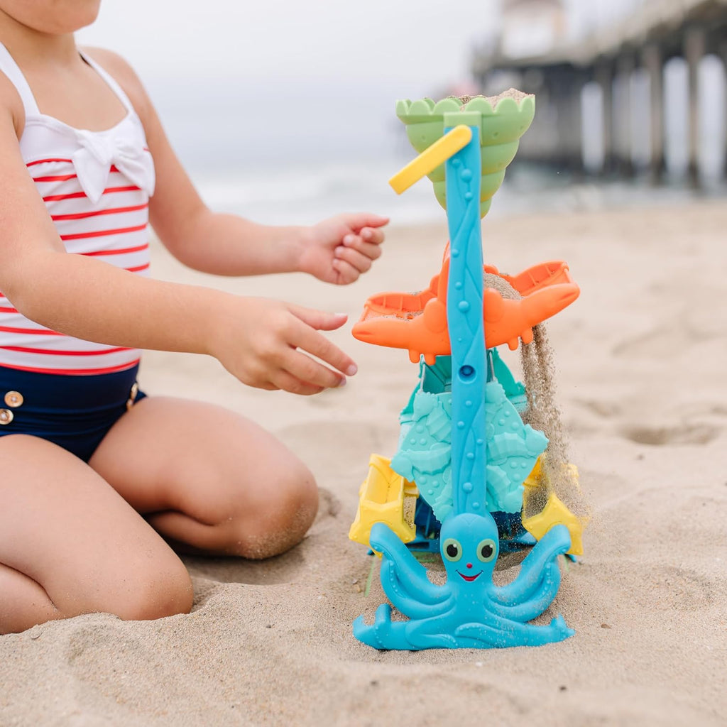 Embudo tamizador de arena y agua Melissa & Doug, compañeros de playa