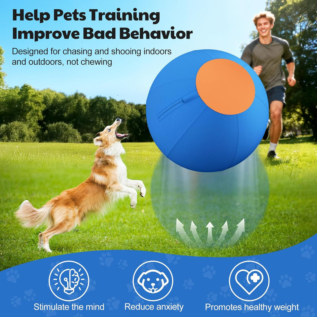 Happypaw 3.0 2026 - Pelota de pastor para perros de 18 pulgadas, resistencia mejorada a la masticación y material resistente, equipo de agilidad de juguete para perros para pastores australianos
