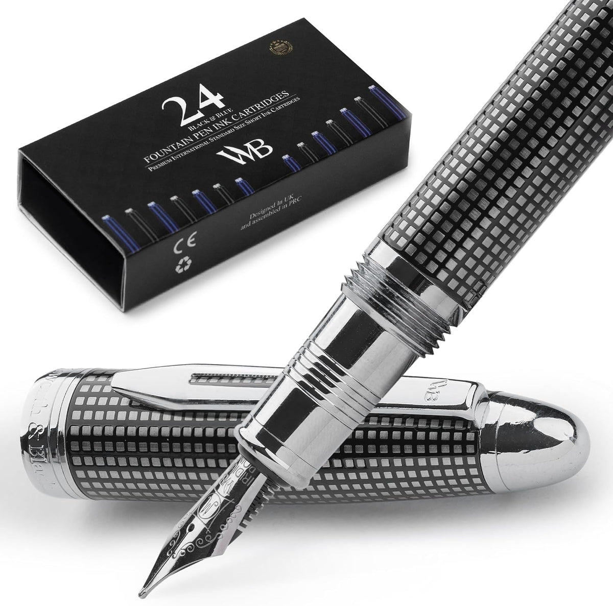 Wordsworth & Black Majesti Luxury - Juego de pluma estilográfica de lujo
