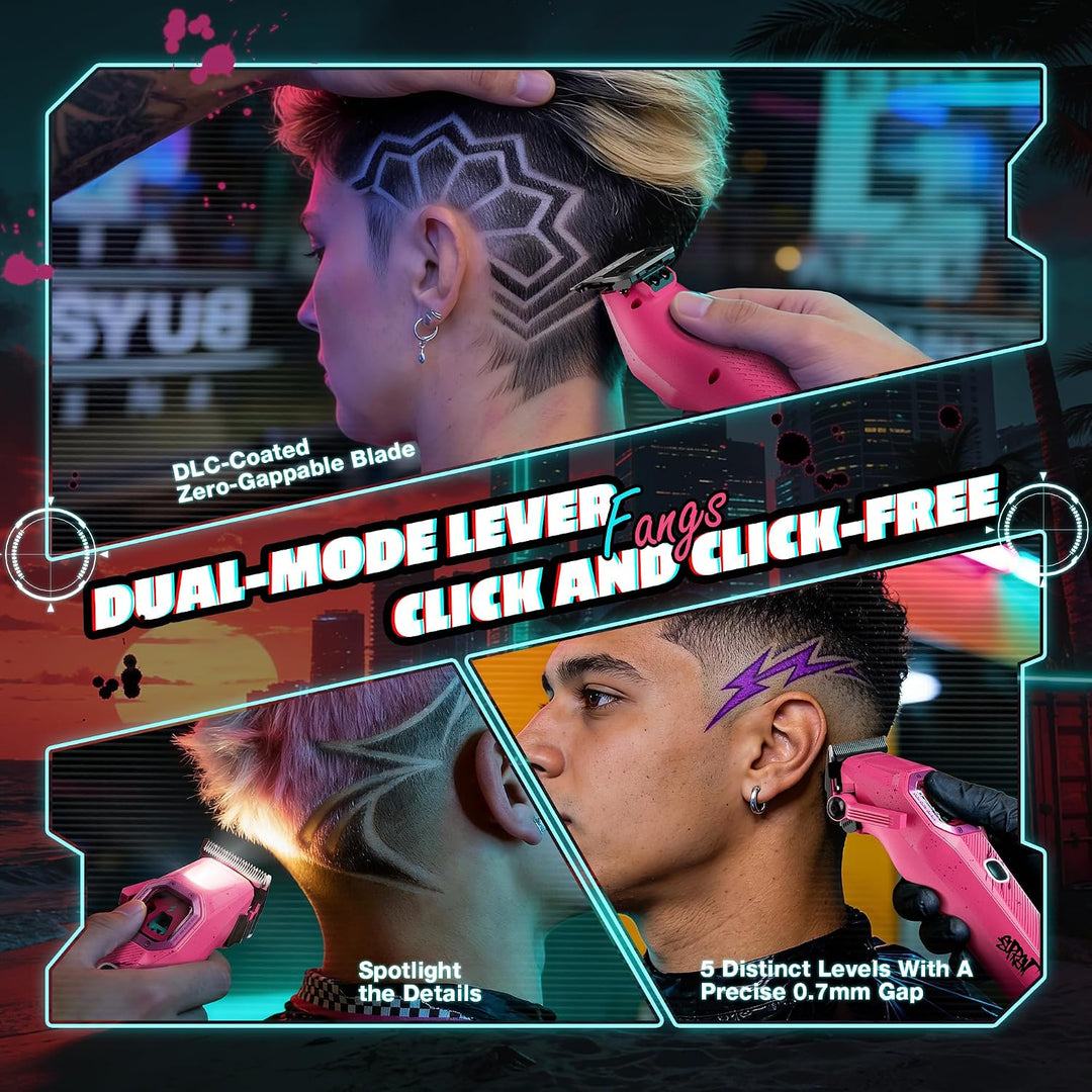 SUPRENT Fangs - Cortadora de pelo profesional con motor vectorial d...