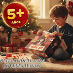Kit de magia para niños | Juego de trucos de magia para niños de 6 8 10 12 años | Disfraz de mago para juego de simulación con guía fácil de seguir e instrucciones en video incluidas