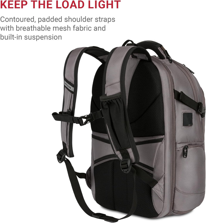 SwissGear 5358 USB ScanSmart Mochila para Portátil de 16", gris...