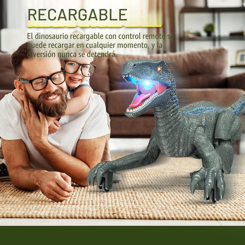 Realistic Remote Control Dinosaur Toys para Kids, 3 Sound Effects