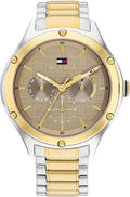 Reloj Tommy Hilfiger para mujer con movimiento de cuarzo, multifunción, esfera texturizada y bisel con cristales – Regalo para ella