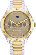 Reloj Tommy Hilfiger para mujer con movimiento de cuarzo, multifunción, esfera texturizada y bisel con cristales – Regalo para ella