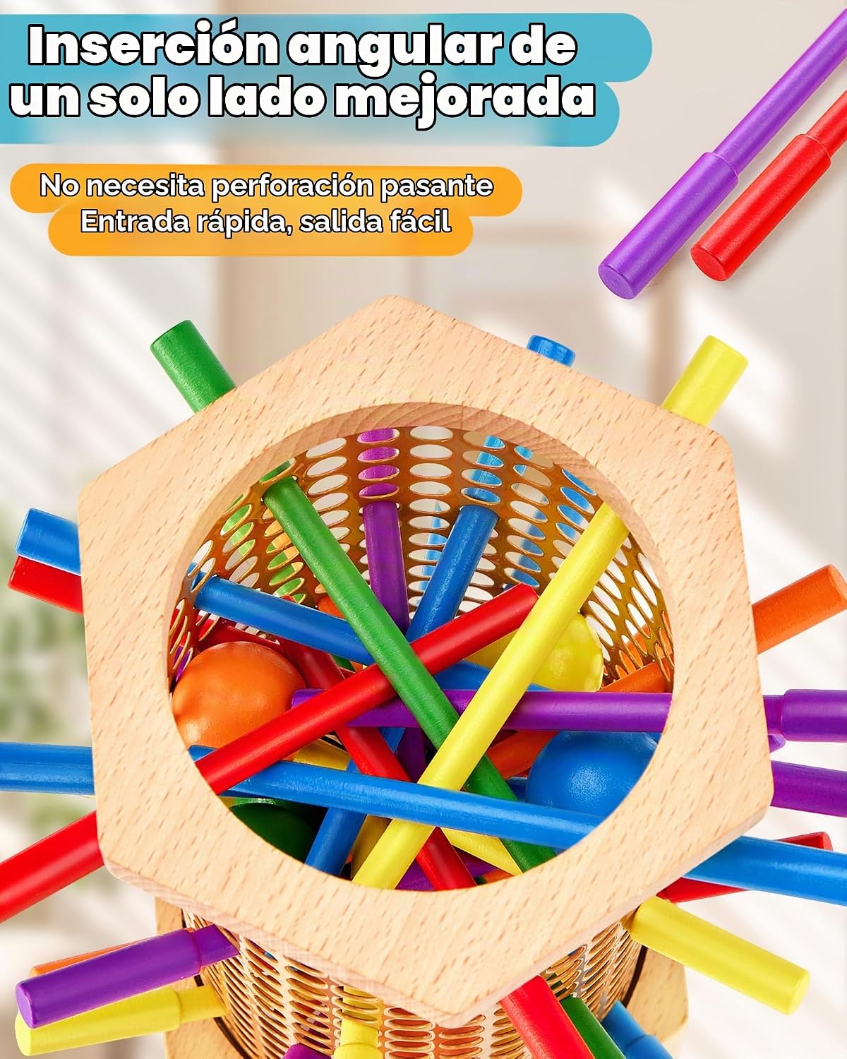 Montessori - Juego de mesa para niños de 3 a 8 años, juguete educativo de