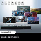 Hisense AX3100Q Barra de sonido de 3.1 canales con subwoofer inalámbrico, Dolby Atmos, DTS:X, canal central, control de aplicación y control remoto, Bluetooth 5.3, listo para Roku TV, 7 modos de ecualización