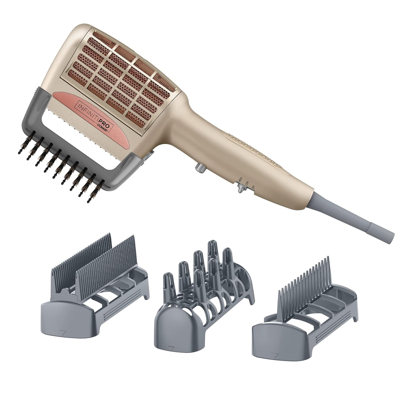 Conair INFINITIPRO - Secadora de cabello para peinar 4 en
