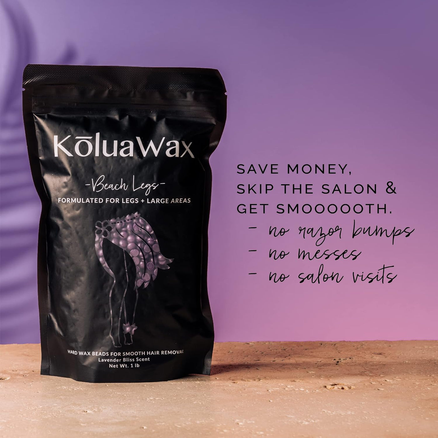 KoluaWax Perlas de cera dura para depilación \u2013 Fórmula de cabe...