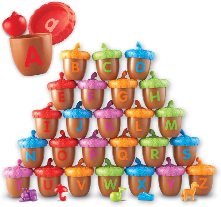 Learning Resources Juego de Actividades de Bellotas del Alfabeto -...