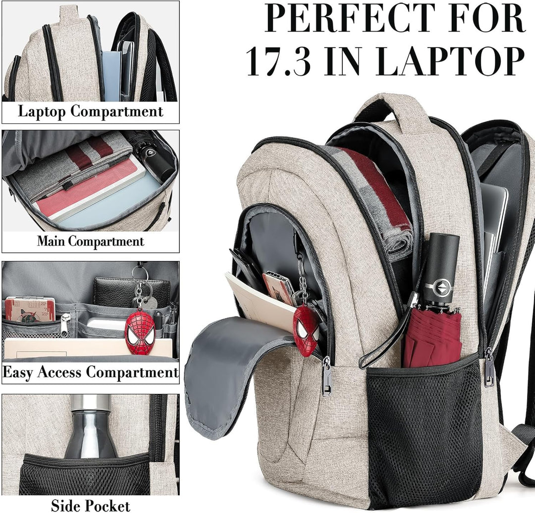 Mochila BIKROD para mujeres y hombres, mochilas escolares extra gra...