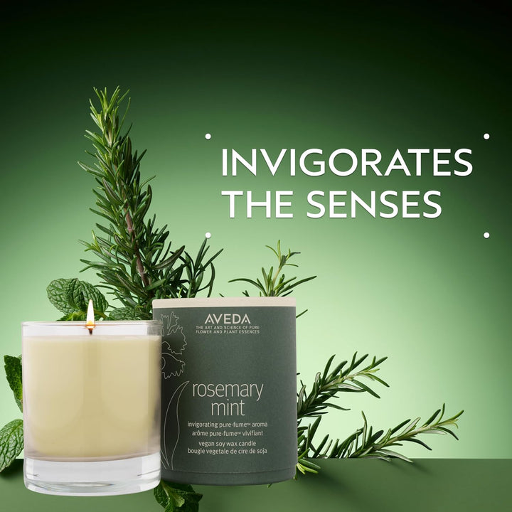 Aveda Vela vegana de cera de soja y menta de romero | Aroma vigoriz...