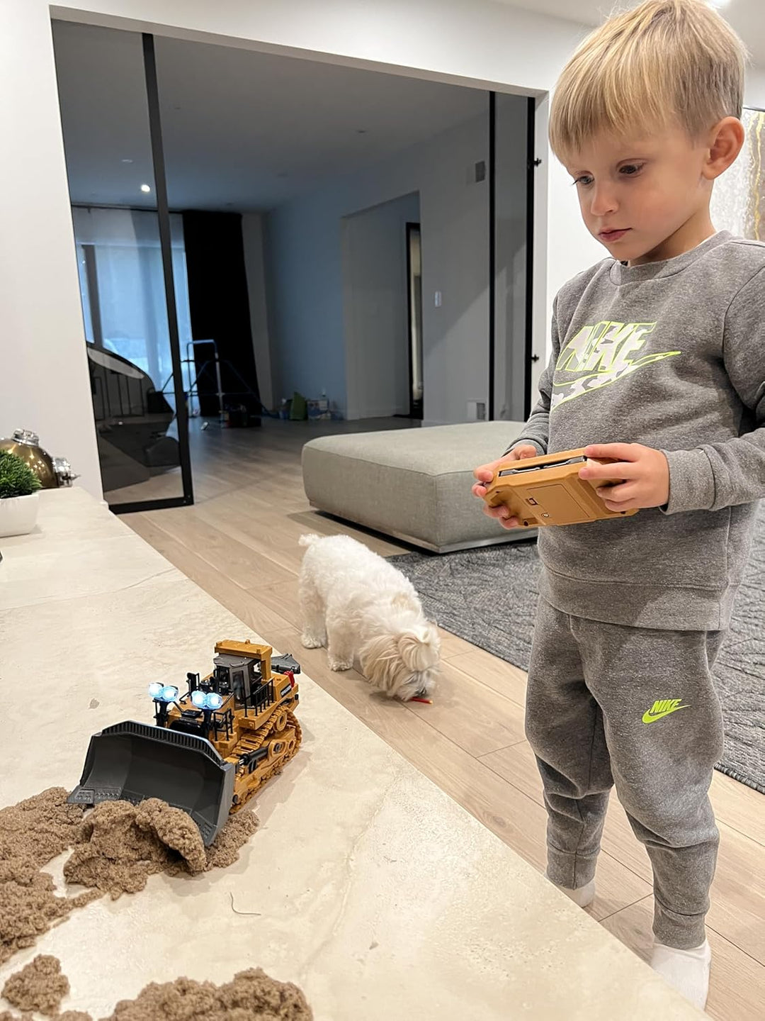 KIDMARKT Juguete de metal a control remoto para niños | Tractor de...