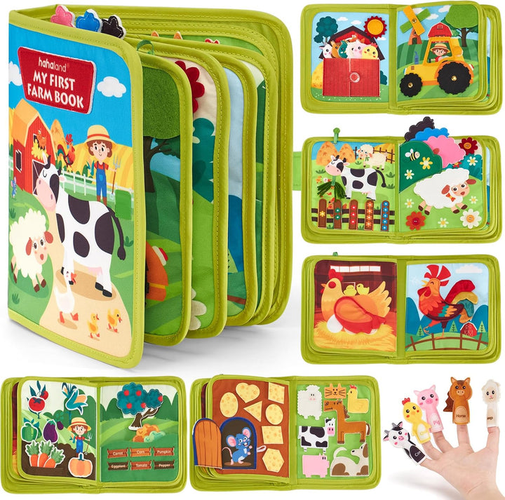 hahaland Libro de actividades para niños pequeños de 1 a 3