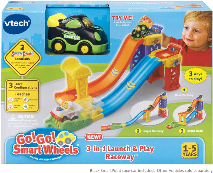 VTech Go! Go! Smart Wheels Pista de lanzamiento y juego 3 en 1
