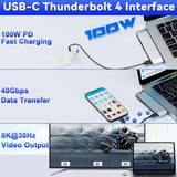 Surface Laptop 7 USB Hub Docking Station, Surface Laptop 2024 Acces...