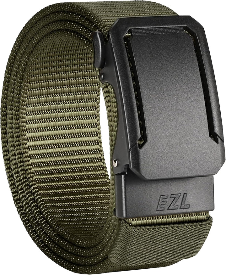 EZL Cinturón táctico de trinquete para hombres, cinturón de nailon...