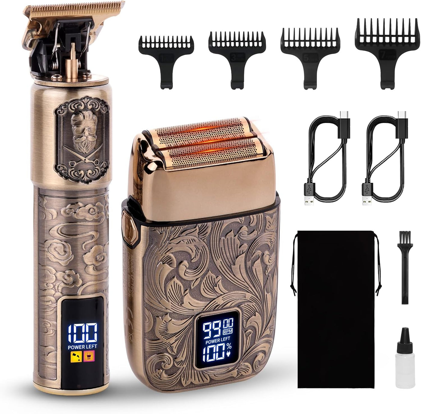 Ufree Afeitadora Eléctrica de Cabezal de Lámina para Hombres, Kit d...