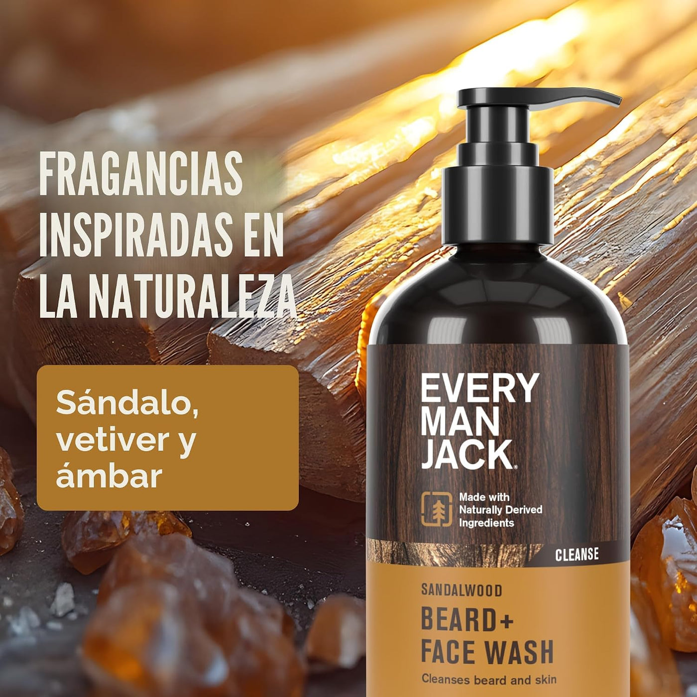 Every Man Jack Beard Essentials Set de regalo para hombres, rutina...